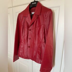 Wilson’s red leather jacket